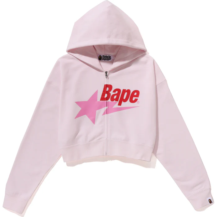 BAPE STA CROPPED ZIP HOODIE LADIES缩略图